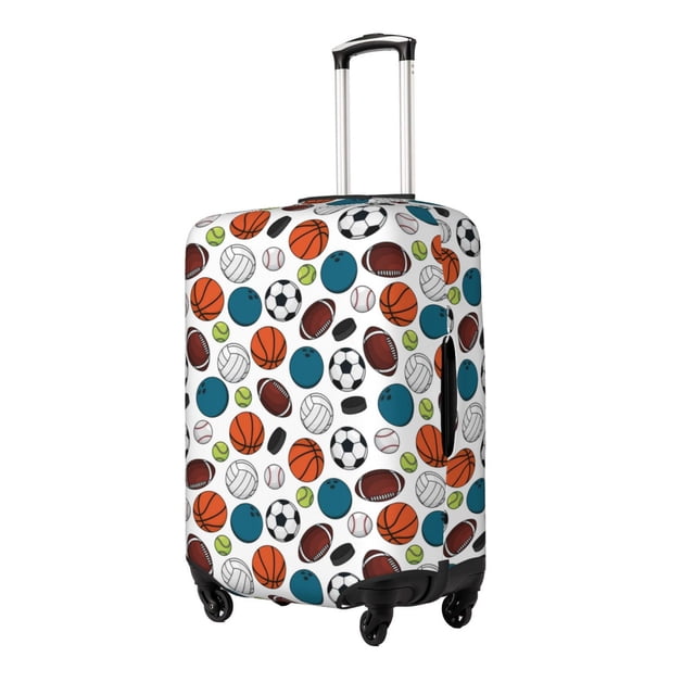 Fotbe Color Balls Funda Protectora para Equipaje, Antirrayones y Resistente a la Suciedad, Compatible con Maletas de 18 a 32 Pulgadas-Large