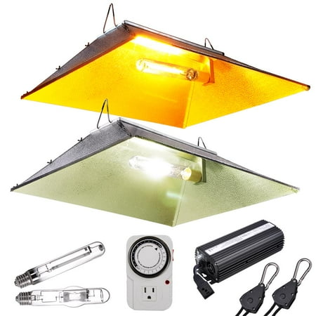 yescom 400w hps mh grow light kit w digital dimmable light ballast walmart