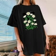 thumbnail image 2 of Womens T Shirts Graphic Tees Funny Women Slim Fit Basic Tees Skinny Crop Crop Tops for Women Trendy Summer Generic Blouses for Women, 2 of 5