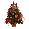 thumbnail image 2 of Flocked Christmas Trees, New Desktop Christmas Tree Christmas Scene Secoration Ice Snow Baby Christmas Tree Set Decorative Ornaments Mini Christmas Trees, 2 of 7