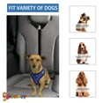 thumbnail image 6 of Spencer 2 Pack Dog Car Safety Seat Belt Strap, Car Headrest Restraint Adjustable Nylon Fabric Dog Lead Vehicle Seatbelts Harness "Green", 6 of 8