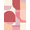 Pink, Pattern 3, variant on ODIKA 4'x6' Machine Washable Non-Slip Area Rug, Watercolor Pink High Traffic Rug, Pink, 1085411