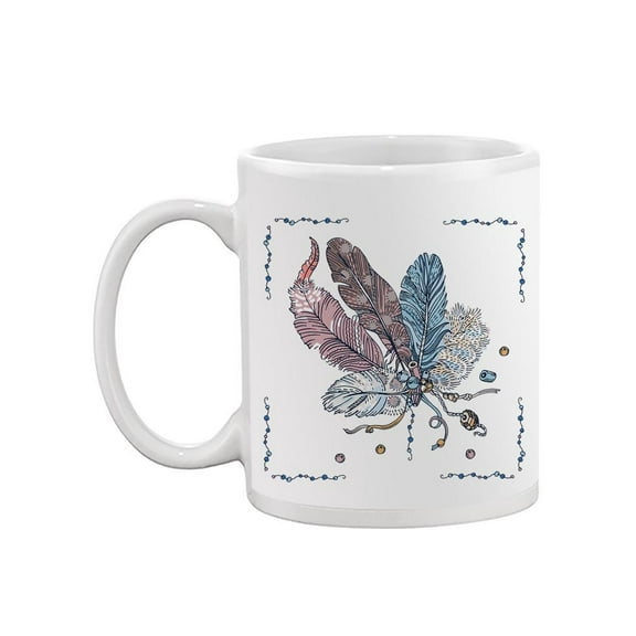 Boho Feathers. Mug - Image by Shutterstock