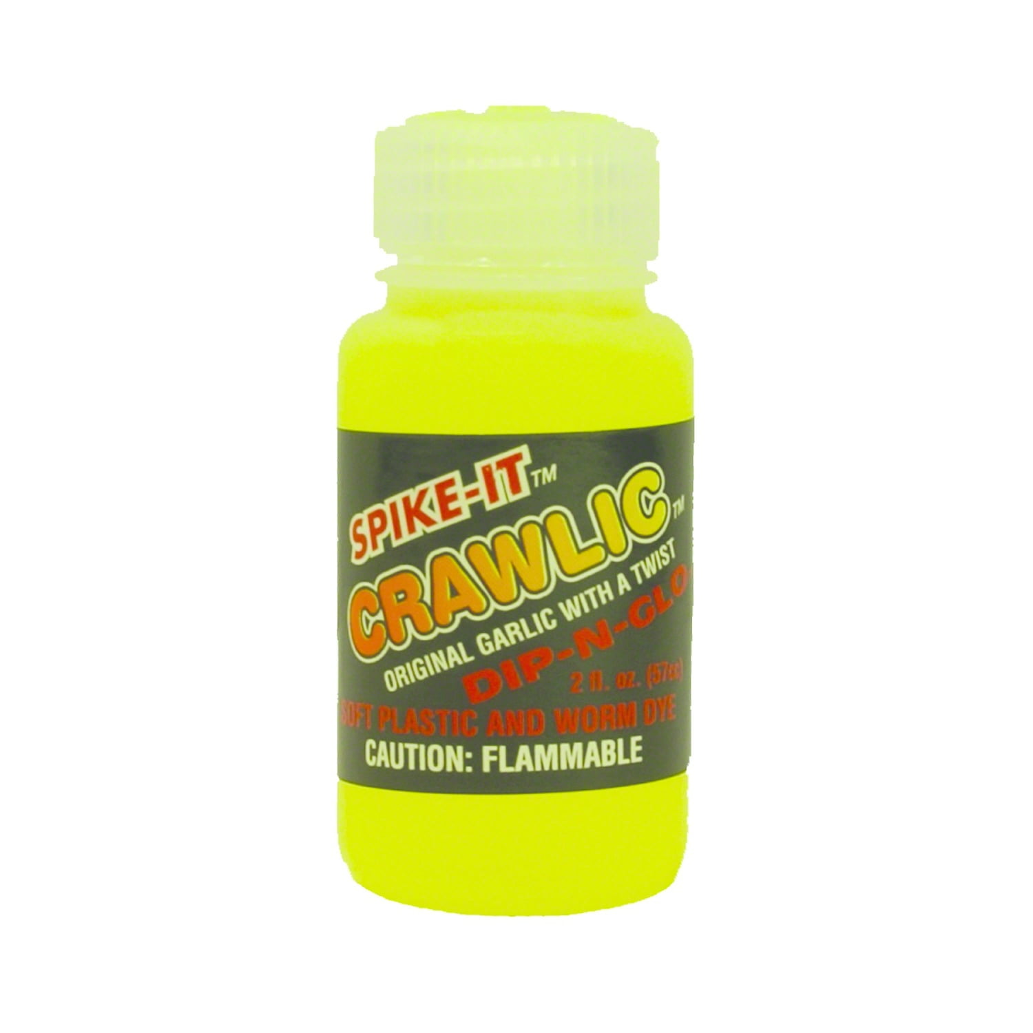 SpikeIt 5101 2oz DipNGlo Soft Plastic Lure Dye Cht Crawlic Scent