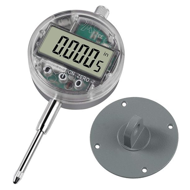 Indicador de dial digital táctil de 0-25,4 mm/1'' con batería de litio recargable Indicador digital DTI de 0,01 mm/0,0005'' Medición a prueba de agua IP54 Indicador de dial digital brillar Electrónica
