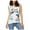White - egret, variant on True Vintage Womens C'est La Vie Tank Top, White, Large