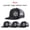 Black and gray, variant on Customizable TEXT LOGO PHOTO Letter Embroidered Color Block Trucker Hat Unisex Adjustable Cotton Breathable Fashion Cap for Travel Daily Wear