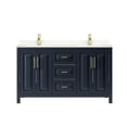 thumbnail image 2 of Wyndham Collection Wcv252560d-Vca-Mxx Daria 60" Free Standing Double Basin Vanity Set -, 2 of 7