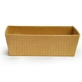 thumbnail image 2 of Roosevelt Large Woven Faux Leather Utility - Nude 14in, 2 of 3