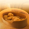 thumbnail image 4 of chaungfeng Large Dog Bed for Dogs and Cats, Washable, Non-Slip Bottom, High and Low Sides, with Four-Season Universal Detachable Mat No Sticky Hair (15.7"x11.8"), 4 of 7