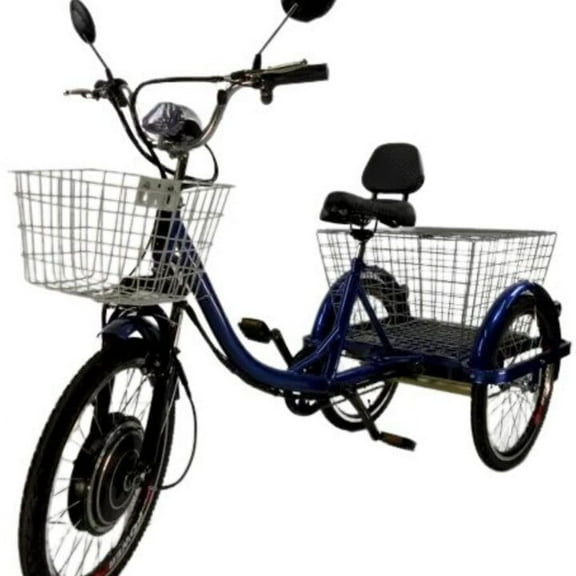 Adult Electric Tricycle with Battery, Battery Operated Tricycle for Adults