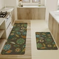thumbnail image 3 of Boho Kitchen Mat Set of 2,Maples Kitchen Rugs and Mats Non Skid Washable,Bohemia Farmhouse Runner Rugs with Rubber Backing for Kitchen Decor Accessories (17"x47"+17"x30"), 3 of 6