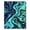 Blue, Pattern 10, variant on ODIKA 4'x6' Machine Washable Non-Slip Area Rug, Abstract Teal High Traffic Rug, Blue, 984990