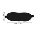 thumbnail image 4 of Unique Bargains 1 Pc Square 3D Sleep Mask Soft 3D Eye Shade Cover for Rest for Travel Black, 4 of 6