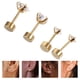 thumbnail image 1 of unbranded 2 Pares Aretes Dorados Decorativos En Resistente A Decoloración Y Elegantes Para Mujer, 1 of 8