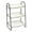 White, variant on Creative Co-Op Heavily Distressed White 3-Tier Metal Tray with Black Frame & Rim