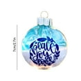 thumbnail image 2 of Elainilye 2D Beach Christmas Ornament for Tree Decor Holiday Decoration Coastal Theme Festive Ornaments for Home Party, 2 of 6