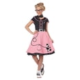 thumbnail image 1 of Disfraz PREMIUM Vaselina California Costumes Collections  50´s Vestido Rosa y Negro, 1 of 2