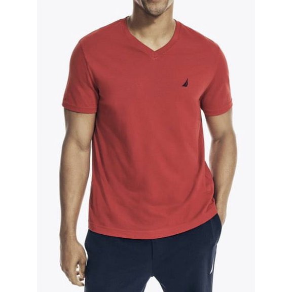 Nautica Solid V-Neck T-Shirt