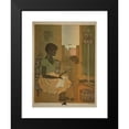 thumbnail image 2 of Emory 19x24 Black Modern Framed Museum Art Print Titled - Smiling Black Mother with Child Holding Gun (1970), 2 of 5