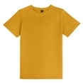 thumbnail image 4 of TOPTIE Men\'s Heavy Cotton Crewneck T-Shirt, Breathable Short Sleeve Tee for Wedding, Events, Business, or Daily Wear-Yellow-S, 4 of 6