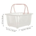 thumbnail image 6 of Howooi Small Storage Basket Plastic Basket with Handles Compact Desktop Sundries Basket, 6 of 9