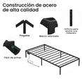 thumbnail image 2 of Marco de Cama con Plataforma de Metal Individual FABATO, 2 of 3
