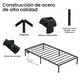 thumbnail image 2 of Marco de Cama con Plataforma de Metal Individual FABATO, 2 of 3