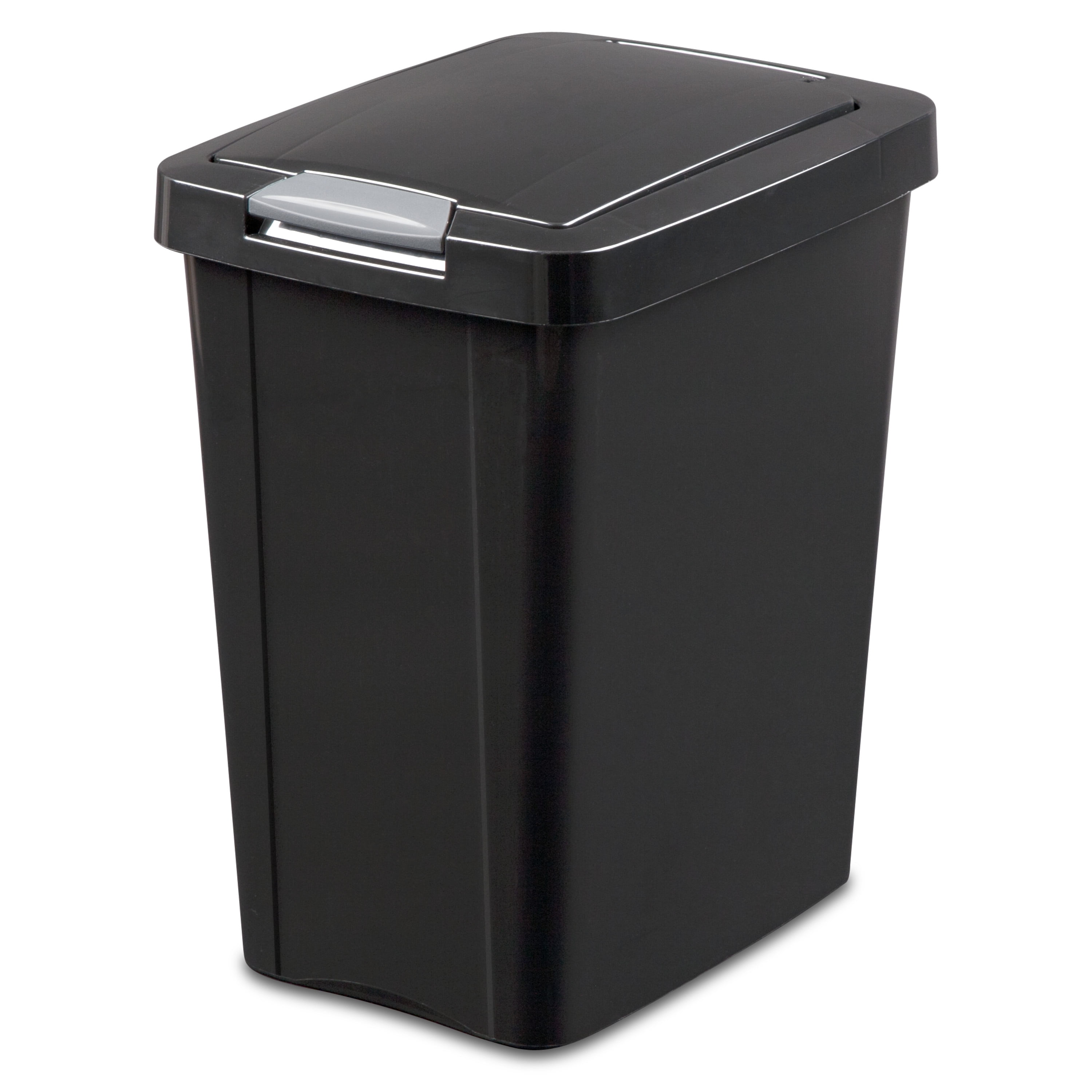 Sterilite 7.5 Gal. TouchTop™ Wastebasket Black