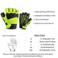 thumbnail image 6 of INBIKE Half-Finger Bicycle Gloves Unisex MTB Biking Gloves Green, 6 of 7