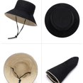 thumbnail image 5 of Sombrero para el sol reversible para mujer, protección UV, adecuado para senderismo, 5 of 5