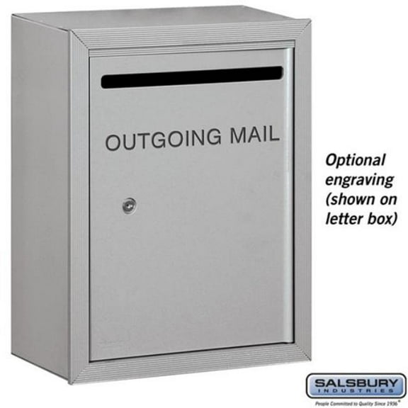 Salsbury Industries  Custom Door Engraving & Black Filled for Letter Box