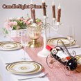 thumbnail image 2 of Rose Gold Sequin Table Runner, 12"x108" Table Cover Rectangle Table Runners Cloth for Wedding Engagement Birthday Holiday Party Table Decorations, 2 Pack, 2 of 8