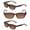 Tortoise/Tortoise, variant on "The Intellect" 3 Pair of Full Reading Sunglasses (Not Bifocals) - Outdoor Sun Readers for Men and Women
