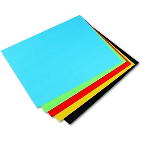 Riverside Paper 54871 Colored 4-ply Poster Board, 22 x 28, 5 Assorted ...