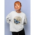 thumbnail image 2 of Shadow Box Butterfly C Sweatshirt Women -Grace Popp Designs, Female Small, 2 of 4