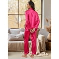 thumbnail image 2 of Pajamas for Women: Syphoria Womens Pajamas, Two-Piece Long Sleeve with Long Pajama Pant Set Button Down Lounge Sets for Women, 2 of 6