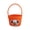 Or, variant on KojanyuFabric Halloween Candy Basket with Handle, Print Prank Treat Bag Reusable Halloween Bucket for Kids Candy Snacks Party Decor