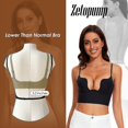 thumbnail image 3 of Low Back Bras For Women-seamless Deep U Plunge Backless Bras Convertible Multiway Low Cut Open Back Bra Halter Bras, 3 of 5