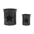 thumbnail image 4 of VHC Brands Patriotic Metal Votive Candle Holder w/ Star Cutout Set of 2 Sizes, Independence Day Decor, Decorative Table Top Accent, Fourth of July Decorations, Country Black, 4 of 5