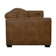 thumbnail image 4 of Riseholme Reclining Sofa with Barista Brown Legs in Contemporary Tan Leather, 4 of 11
