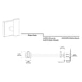 thumbnail image 4 of Gatco 4075 Elevate Robe Hook, Satin Nickel, 4 of 4