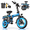 T12-48V 13Ah-Blue, variant on LuckRoll Foldable Electric Bike for Adults, Up to 50 Mi Range, 500W Peak Ebike with Removable 48V 13Ah Battery, 14" Compact Commuter Electric Bicycle, Class2, UL2849 Certified