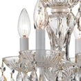 thumbnail image 6 of Crystorama Traditional Italian Crystal 4 Light White Mini Chandelier - 11'' W x 15'' H, 6 of 9