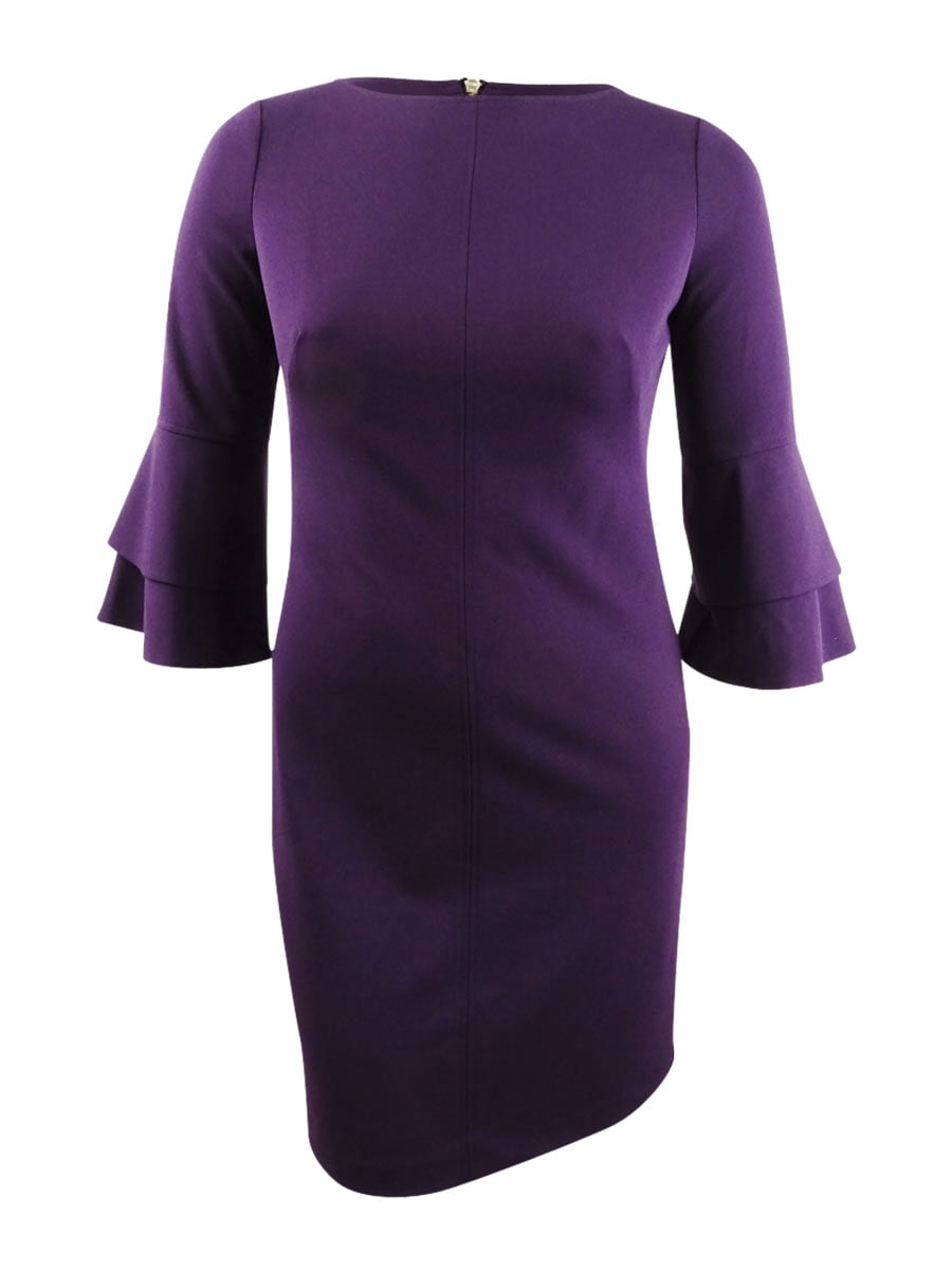 lauren ralph lauren velvet surplice dress
