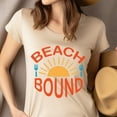 thumbnail image 4 of Beach Bound T-Shirt for Men and Women – Summer Vacation Graphic Tee, White, Size S, 4 of 6
