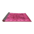 thumbnail image 2 of Ahgly Company Indoor Square Oriental Pink Industrial Area Rugs, 7' Square, 2 of 4