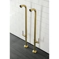thumbnail image 3 of Kingston Brass AE810S7DKL Concord Freestanding Tub Supply Line, Brushed Brass, 3 of 5