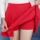 thumbnail image 2 of Minifalda plisada antirreflejos para mujer: color liso, cintura elástica, falda corta informal para verano, tallas M-XXXL, 2 of 5