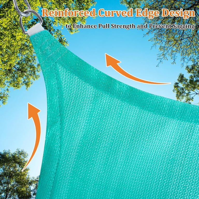 ECOOPTS 10 ft. x 15 ft. Waterproof Sun Shade Sail Rectangle Canopy Cover UV Blockage for Outdoor Patio Pergola Backyard (Beige) SSR013 - The Home Depot ECOOPTS 10 ft. x 15 ft. Waterproof Sun Shade Sail Rectangle Canopy Cover UV Blockage for Outdoor Patio Pergola Backyard (Beige) SSR013 - The Home Depot